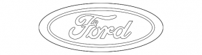 Emblem badge tailgate Ford Focus mk3 15-18 rest 5d, defect