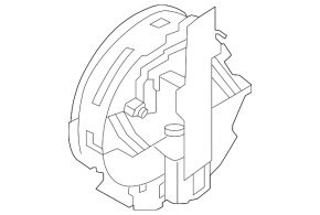 Front center airbag sensor for Nissan Ariya 23-25