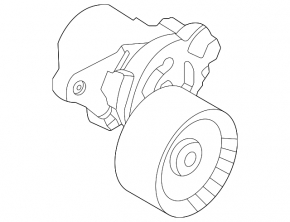 Nissan Rogue 22-24 1.5T U.S.-built drive belt tensioner pulley, type 2