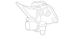 Brake master cylinder with reservoir Mercedes X164 GL W164 ML W251 R