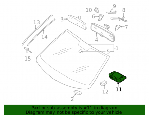 Rain sensor VW Passat b7 12-15 USA