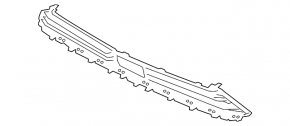 Lower grille front bumper BMW X7 G07 19-22 under radar