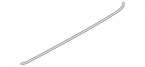 Roof molding left Mini Cooper Clubman R55 07-14