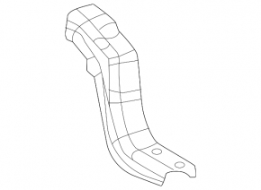 Front right step sill bracket for Lexus LX 22-26
