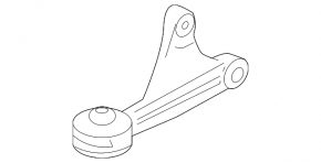 Front Differential Bracket Left Toyota Sequoia 08-16 AWD