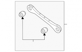 Rear right transverse control arm Kia Niro 17-22 HEV