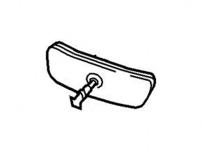 Ford Escape MK3 17-19 interior mirror, empty