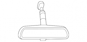 Ford Escape MK3 17-19 interior mirror, empty