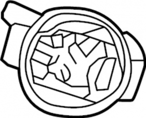 Fuel filler flap housing Infiniti QX30 17-19 broken fastener