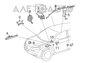 Steering cable Lexus RX350 13-15 rest