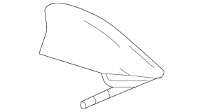 Chevrolet Equinox 22-24 fin antenna without navigation