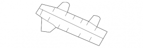 Front bumper mount left wing Kia Niro 17-22 HEV, PHEV