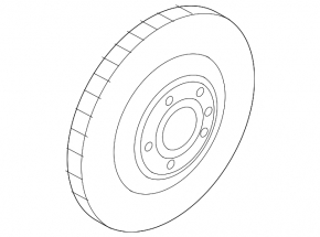 Front left brake disc Audi A6 C7 12-17 320mm