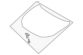 Hood bare Mazda CX-30 20- OEM
