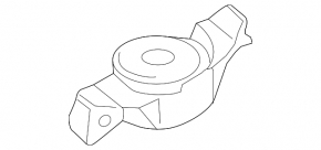 Rear left shock absorber support for Ford Edge 15-24