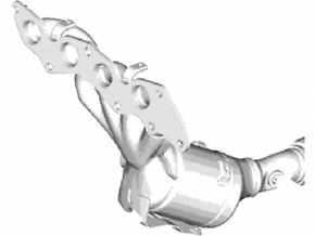 Exhaust manifold with catalytic converter Ford Escape MK3 13-18 2.5