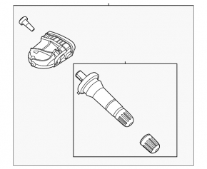 Ford Explorer 20 wheel pressure sensor - dead battery