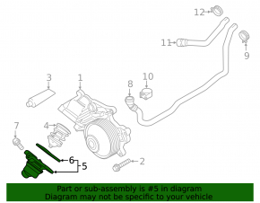 Thermostat housing BMW 3 F30 12-18 N47
