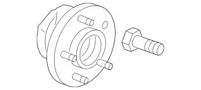 Hub front left Chevrolet Camaro 16-23 type2