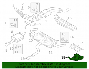 Thermal protection of the trunk trough VW Atlas 18-24 hole punched