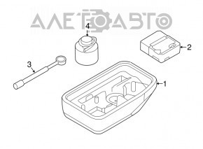 Compressor for pumping wheels Kia Soul 14-19