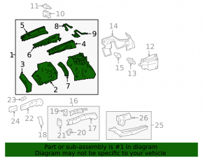Front right quarter panel for Lexus RX350 RX450h 16-19