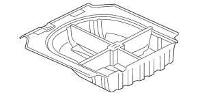 VW Golf 15-19 Trunk Tray