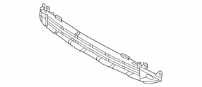 Nissan Rogue 21-23 US built front bumper lower grille, structure