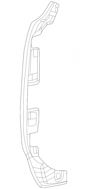 Lexus LX 22-26 front right side door seal