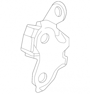 Upper rear right door hinge for Lexus LX 22-26