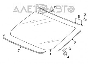 Rear window for Honda Accord 18-22