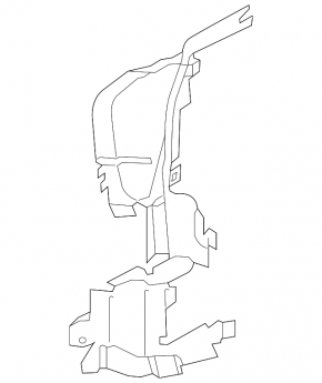 Right radiator deflector for Audi Q5 80A 21-24 MHEV