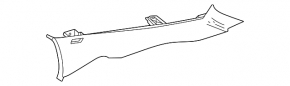 Left trunk arch trim trim Chevrolet Equinox EV 24-26 abrasion, scratch, crack