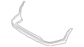 Bumper rear bare lower part Kia Sorento 19-20 rest, structure