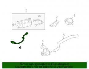 Lambda probe front first Toyota Highlander 08-10 3.5