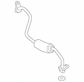 Turbine Cooling Pipe Exhaust Porsche Cayenne 19-26 3.0T