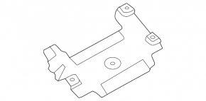 Audio amplifier bracket SONY Ford Fusion mk5 13-20
