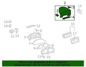 Mazda6 09-13 instrument cluster trim