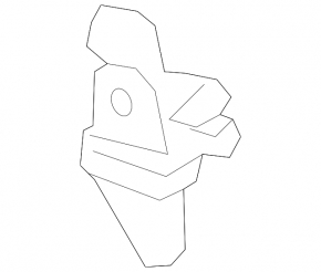 Door hinge upper rear right Chevrolet Bolt 17-