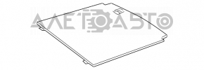 Trunk floor Mercedes W164 ML beige