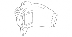 Air duct cooling VVB Honda Accord 16-17 hybrid, right first