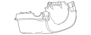 Chevrolet Camaro 16-23 Steering Column Frame Bottom
