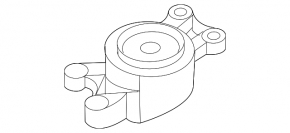 Left engine mount for Volvo S60 11-16 2.5, 3.0