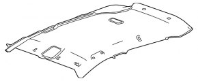 Headlining Chevrolet Bolt EUV 22-23 without sunroof, gray