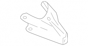 Engine mount bracket left Audi A6 C7 16-18 rest 2.0 AWD