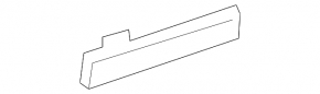 Rear bumper reflector, inner left, Audi A6 C8 19-25
