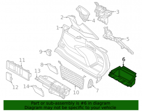 Right trunk box BMW i4 22-26
