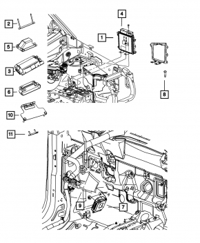 Jeep Patriot 11-14 Engine Computer ECU