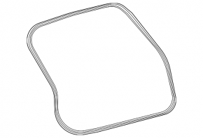 Rubber seal for the trunk door Toyota Venza 21-