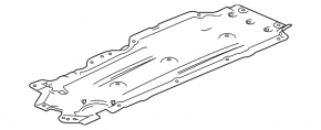 Front right underbody protection Honda Accord 18-22 hybrid